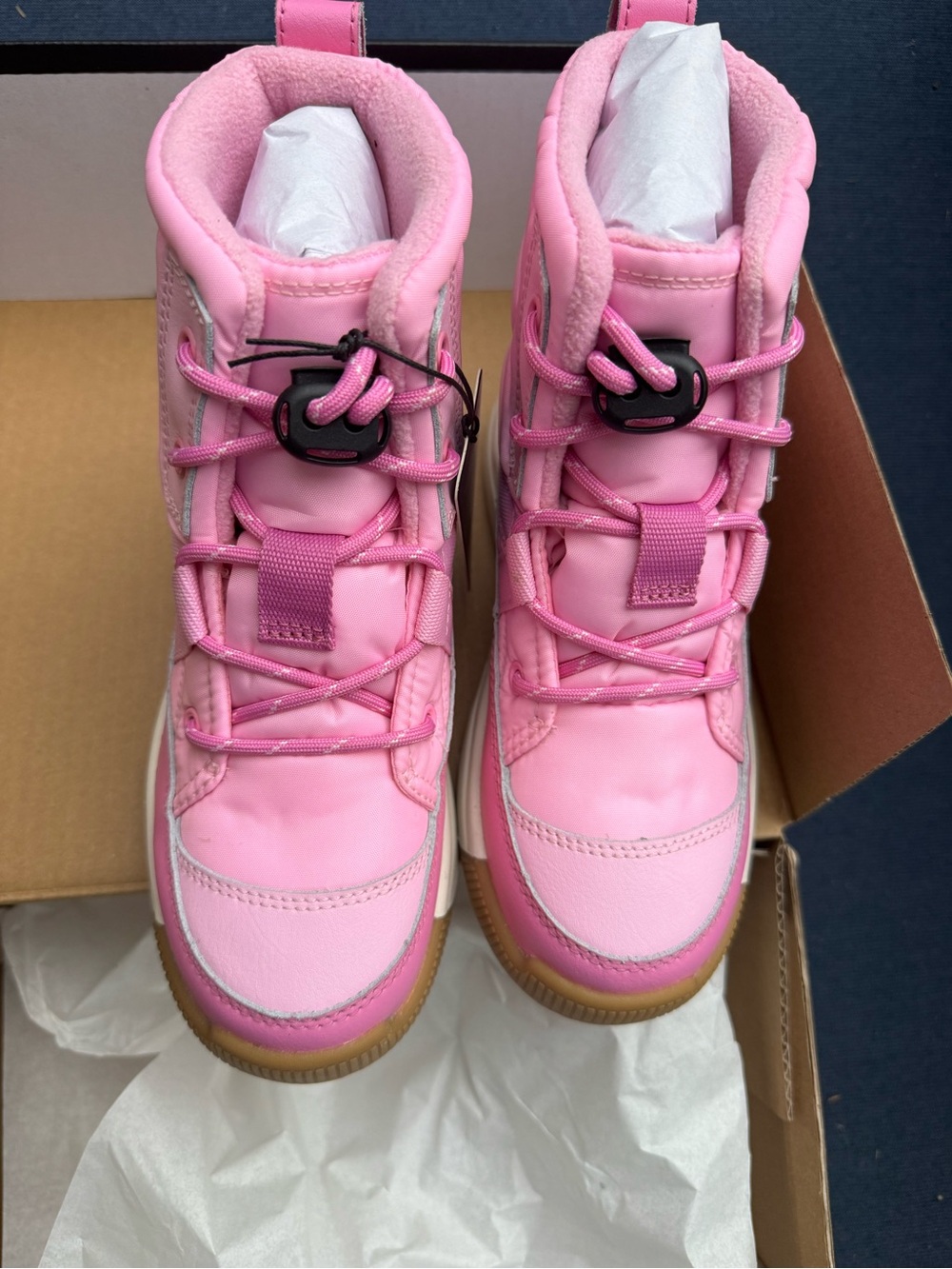 Sorel Whitney III Plus Snow Boots Kids Size 3 Hot Pink Waterproof Winter Boots - Picture 5 of 10